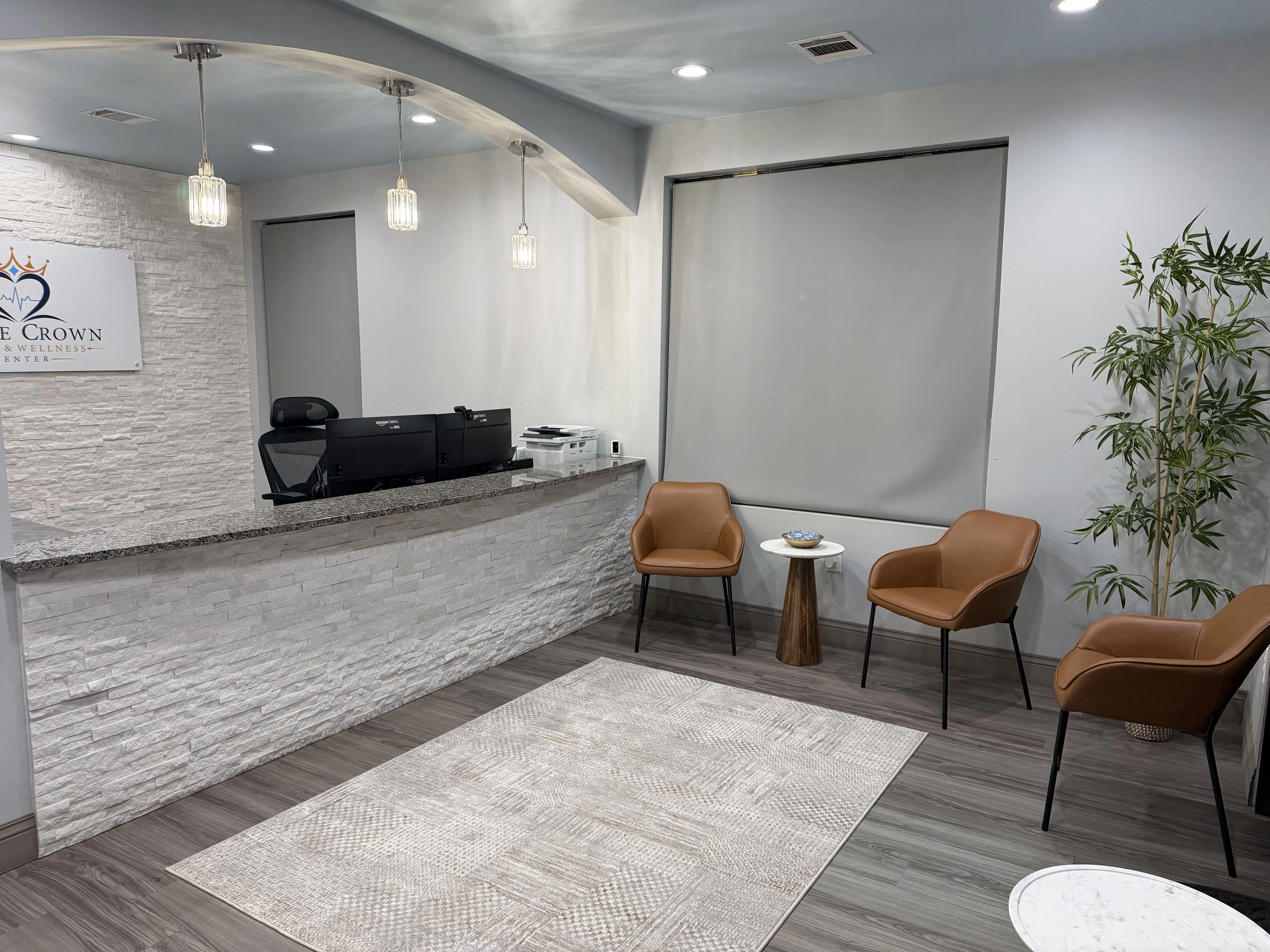 Triple Crown Cardiology Clinic consultation room in Allen, TX